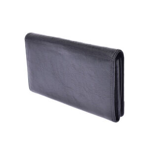 Balenciaga Wallet Long Calfskin Money Gray The
